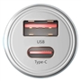 CARREGADOR AUTO USB  & USB-C  45W 3MK #1 - 2312.0309