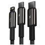 CABO DADOS USB <> MICRO USB/LIGHTNING/USB-C 3.5A 1.5M BASEUS #2 - 2402.0103