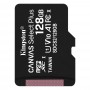 CARTAO MICRO SD 128GB CLASSE 10 100Mbs KINGSTON - 2012.0606