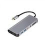 CABO CONVERSOR USB-C -> HDMI / VGA / RJ45 DE 1GB  PC OU MAC - 2103.2599