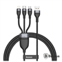 CABO DADOS USB <> MICRO USB/LIGHTNING/USB-C 66W 1.20M BASEUS - 2211.1702