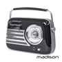 RADIO VINTAGE MADISON VR40B BLUETOOTH & AUX - 2211.1030