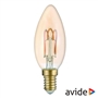 Lâmpada E14 VELA Decorativa LED Filamento 3W Branco Quente - 2211.2251